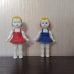 Маленькие куклы СССР, колкий пластик