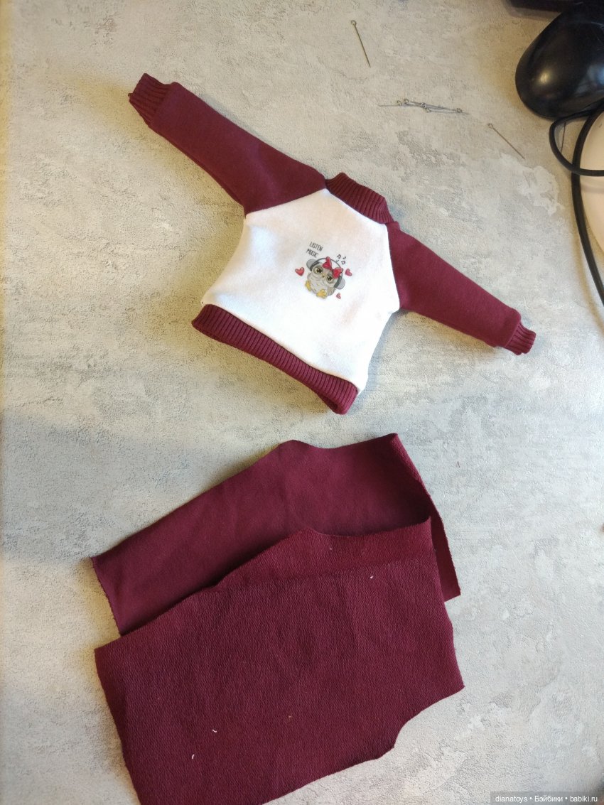 Шьём костюмчик для Паола Рейна из футера двухнитки, мастер класс