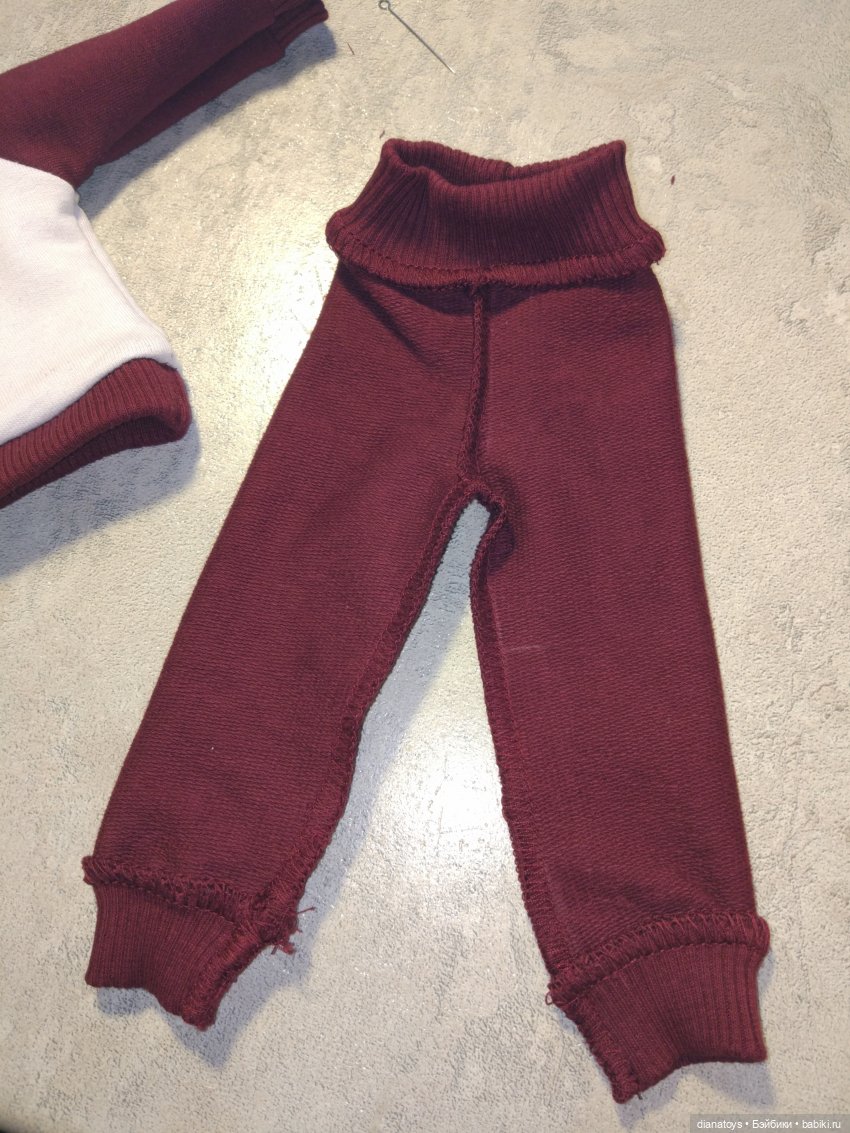 Шьём костюмчик для Паола Рейна из футера двухнитки, мастер класс