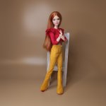 Комплект одежды для кукол Барби