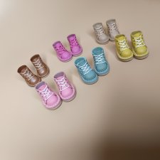 Ботиночки для кукол, размер 2.5*1.1 см, натуральная кожа