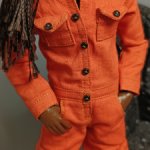 Комбез для Кена барби, цвет кирпичный