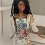 Комплект мини-платье и кофточка для Барби