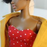 Комплект одежды для кукол Барби пышка curvy Платье и рубашка