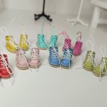 Ботиночки для маленьких кукол из натуральной кожи