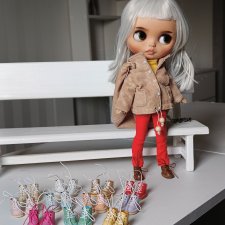 Обувь для маленьких кукол, натуральная кожа