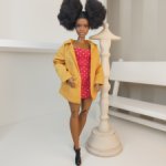 Комплект одежды для кукол Барби пышка curvy Платье и рубашка