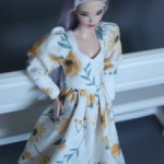 Платье для Барби и кукол формата 1:6