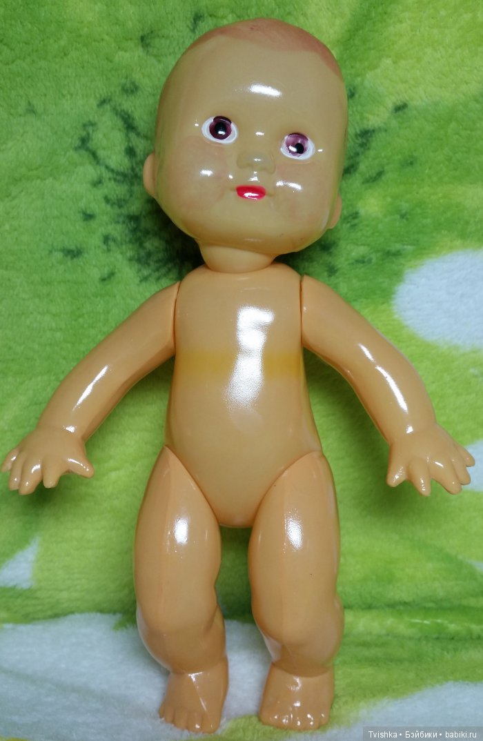 Помогите, почистить куколку, целулойдного пупсика и опознать их (фото 3)