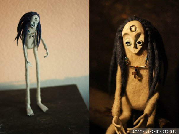 Маленький народец. Авторские куклы в смешанной технике (фото 3)