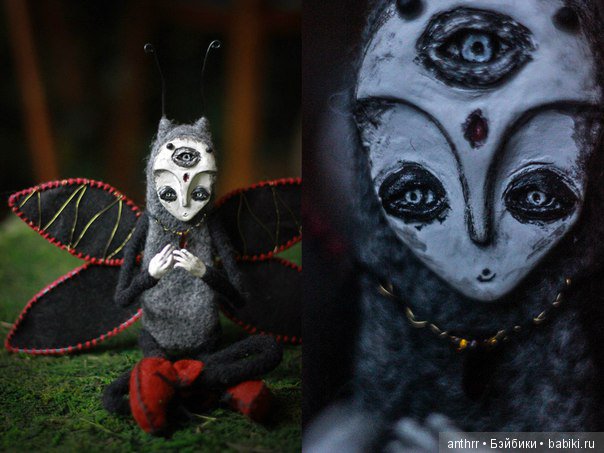 Маленький народец. Авторские куклы в смешанной технике