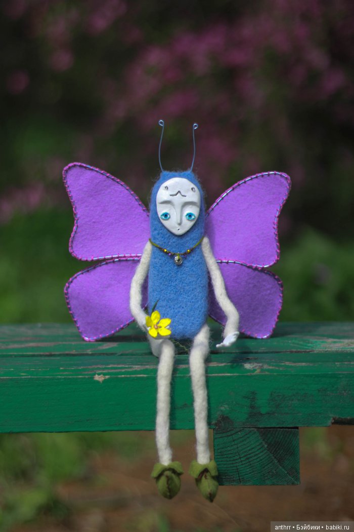 Маленький народец. Авторские куклы в смешанной технике (фото 8)