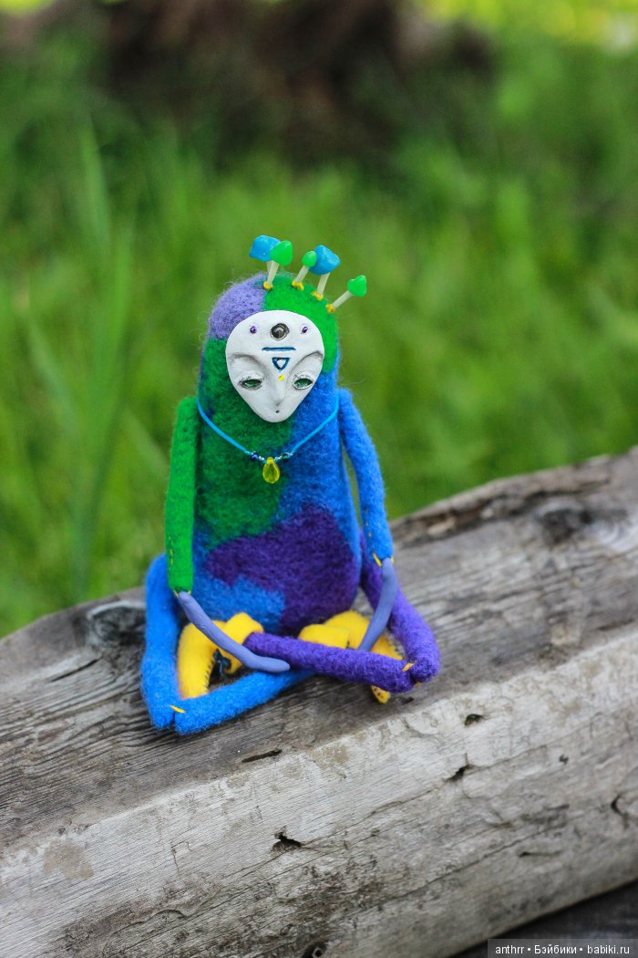Маленький народец. Авторские куклы в смешанной технике (фото 6)