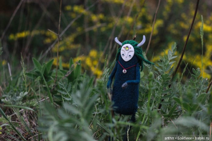 Маленький народец. Авторские куклы в смешанной технике (фото 5)