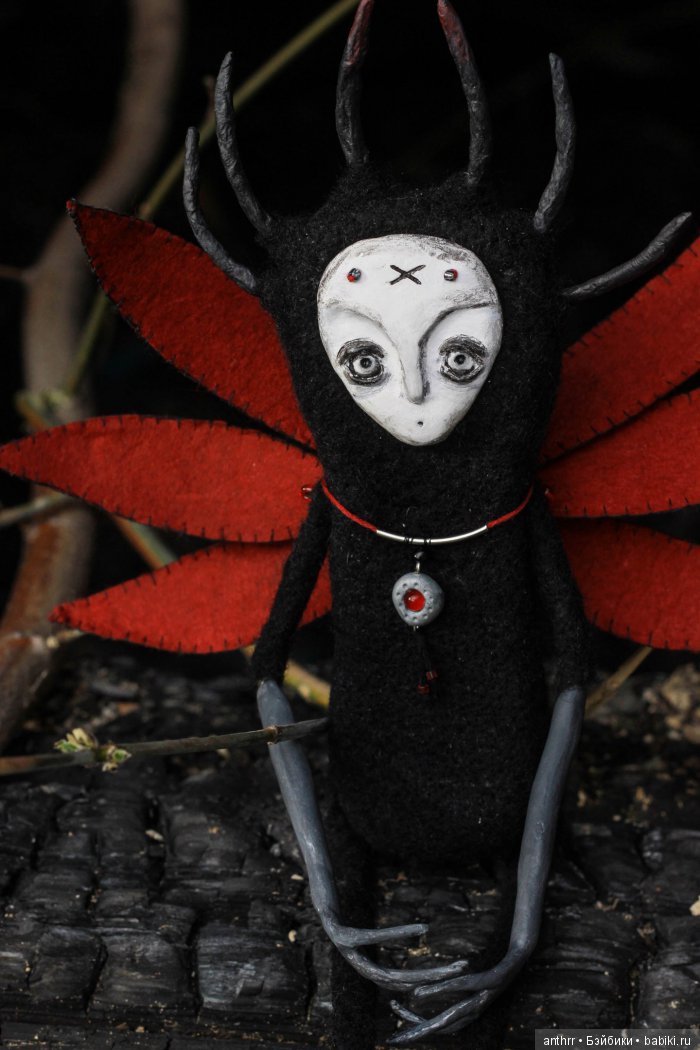 Маленький народец. Авторские куклы в смешанной технике (фото 9)