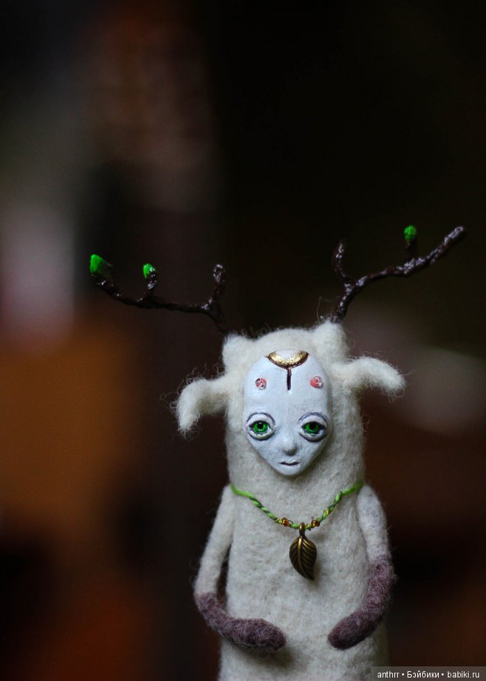 Маленький народец. Авторские куклы в смешанной технике