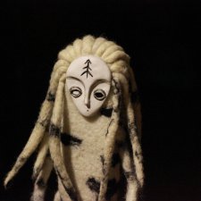 Дух березовой рощи. Кукла ручной работы