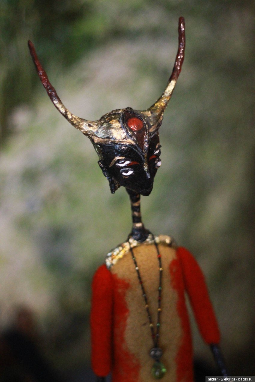 Вулкан — Авторские куклы из шерсти (валяние): сухое