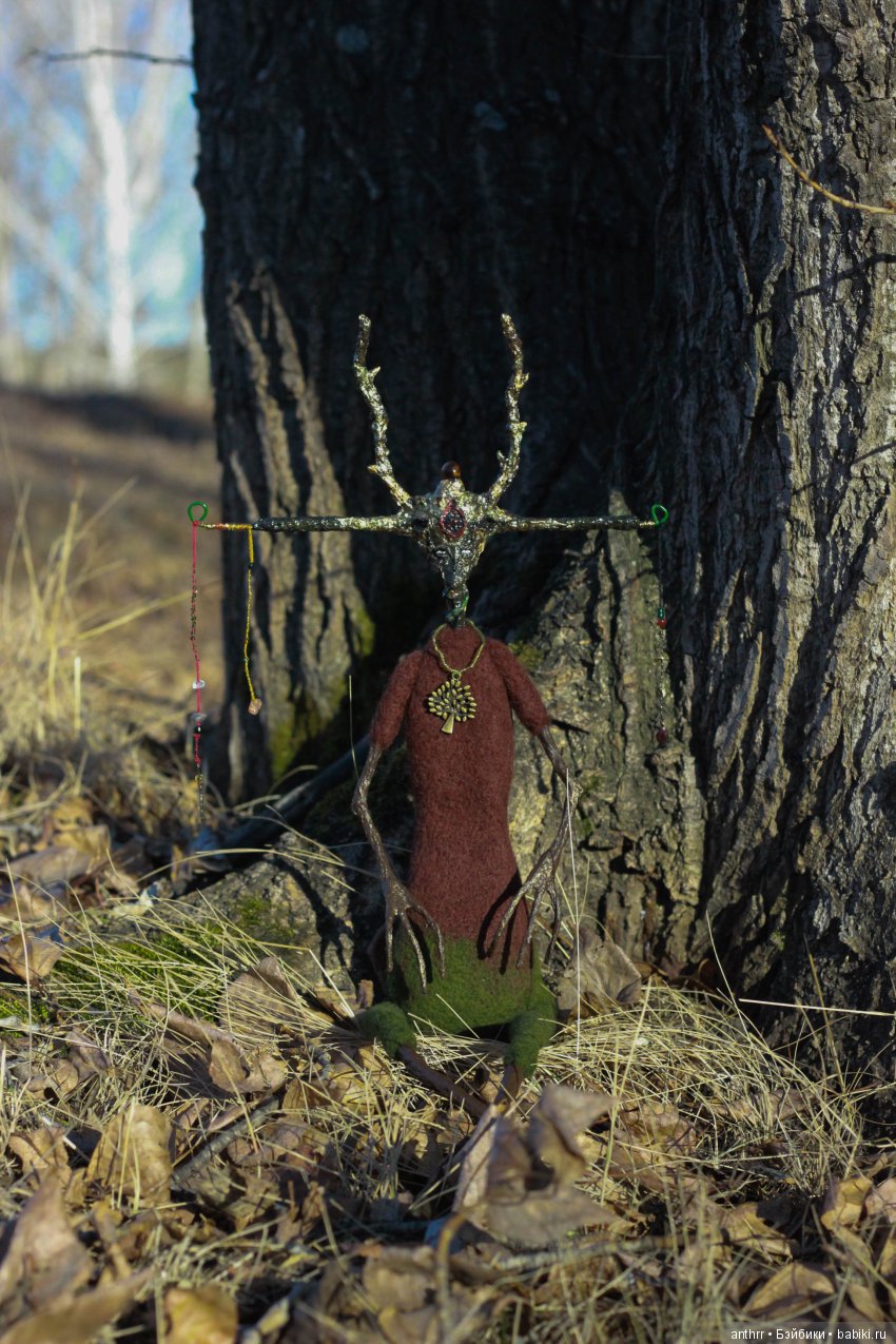 Болотяник — Авторские куклы из шерсти (валяние): сухое (фото 4)