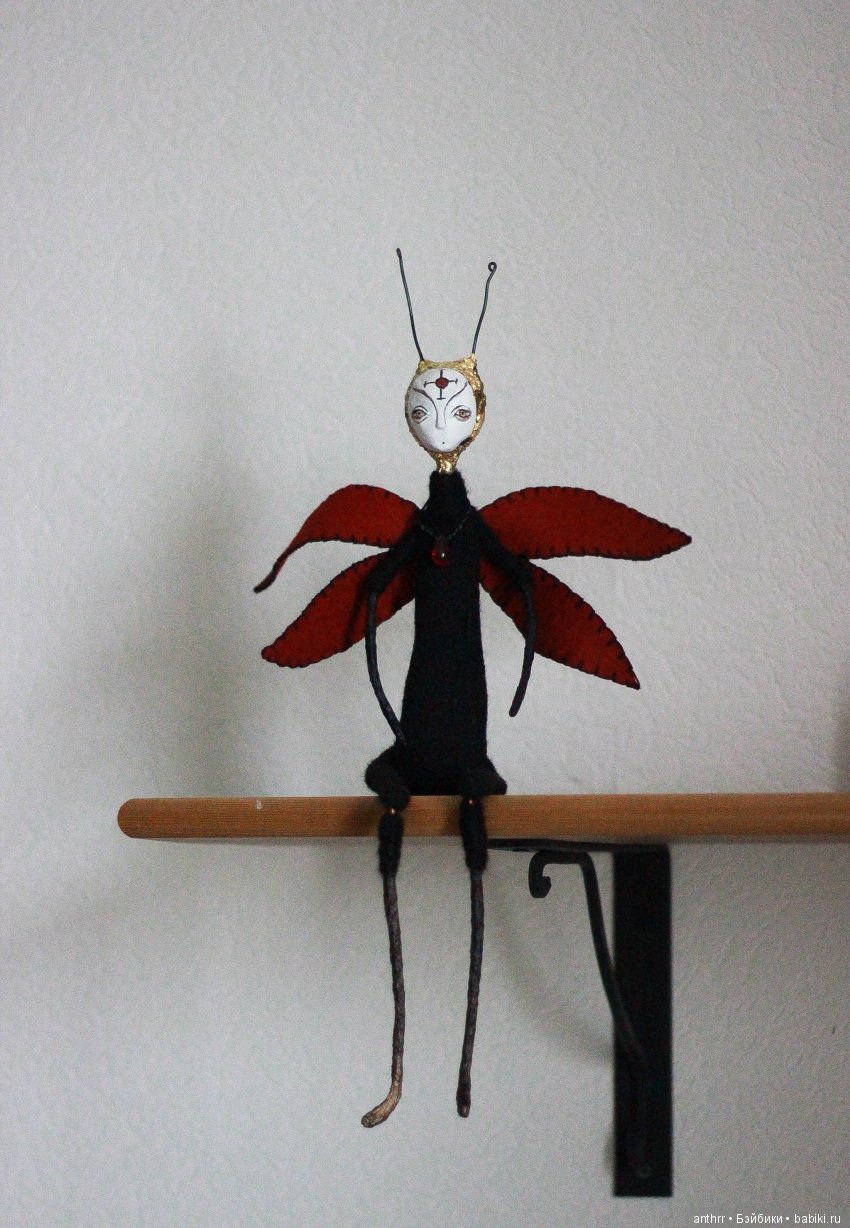 Shy - мотылек — Авторские куклы из шерсти (валяние): сухое (фото 2)