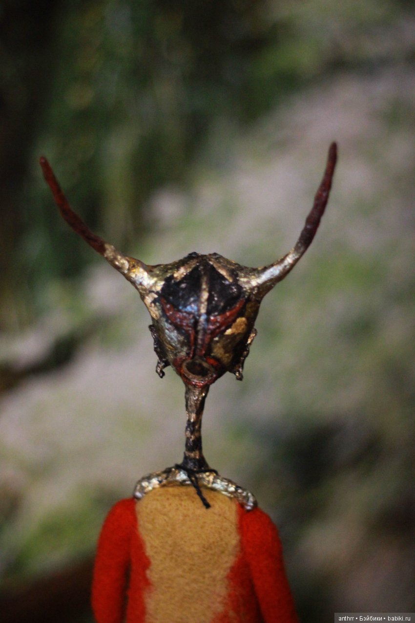 Вулкан — Авторские куклы из шерсти (валяние): сухое (фото 8)