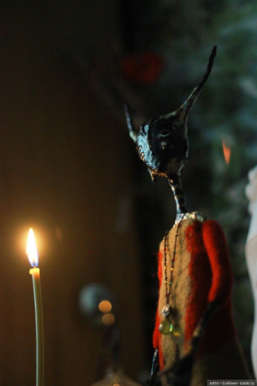 Вулкан — Авторские куклы из шерсти (валяние): сухое (фото 7)