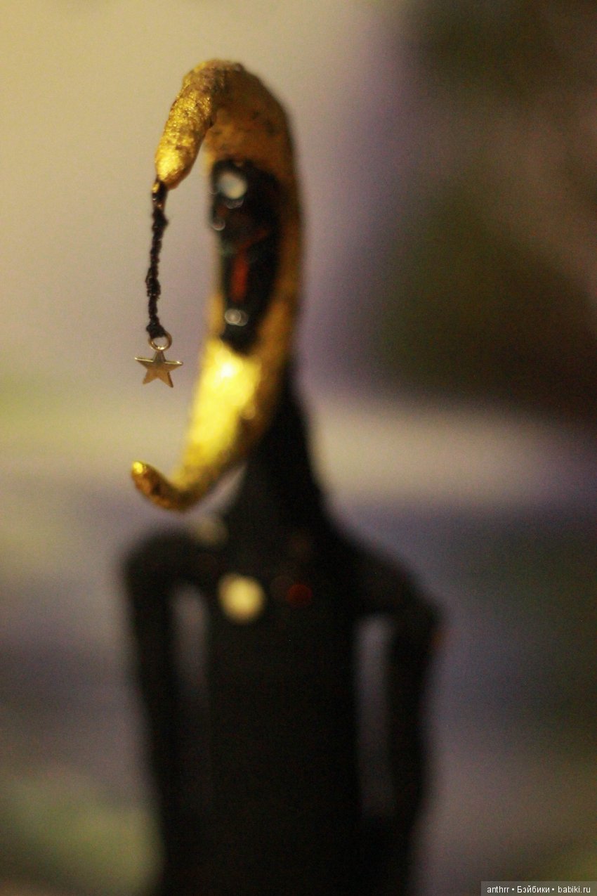 Месяц — Авторские куклы из шерсти (валяние): сухое (фото 6)