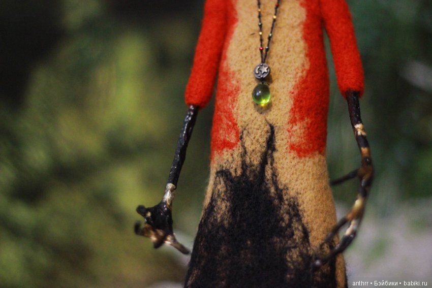 Вулкан — Авторские куклы из шерсти (валяние): сухое (фото 4)