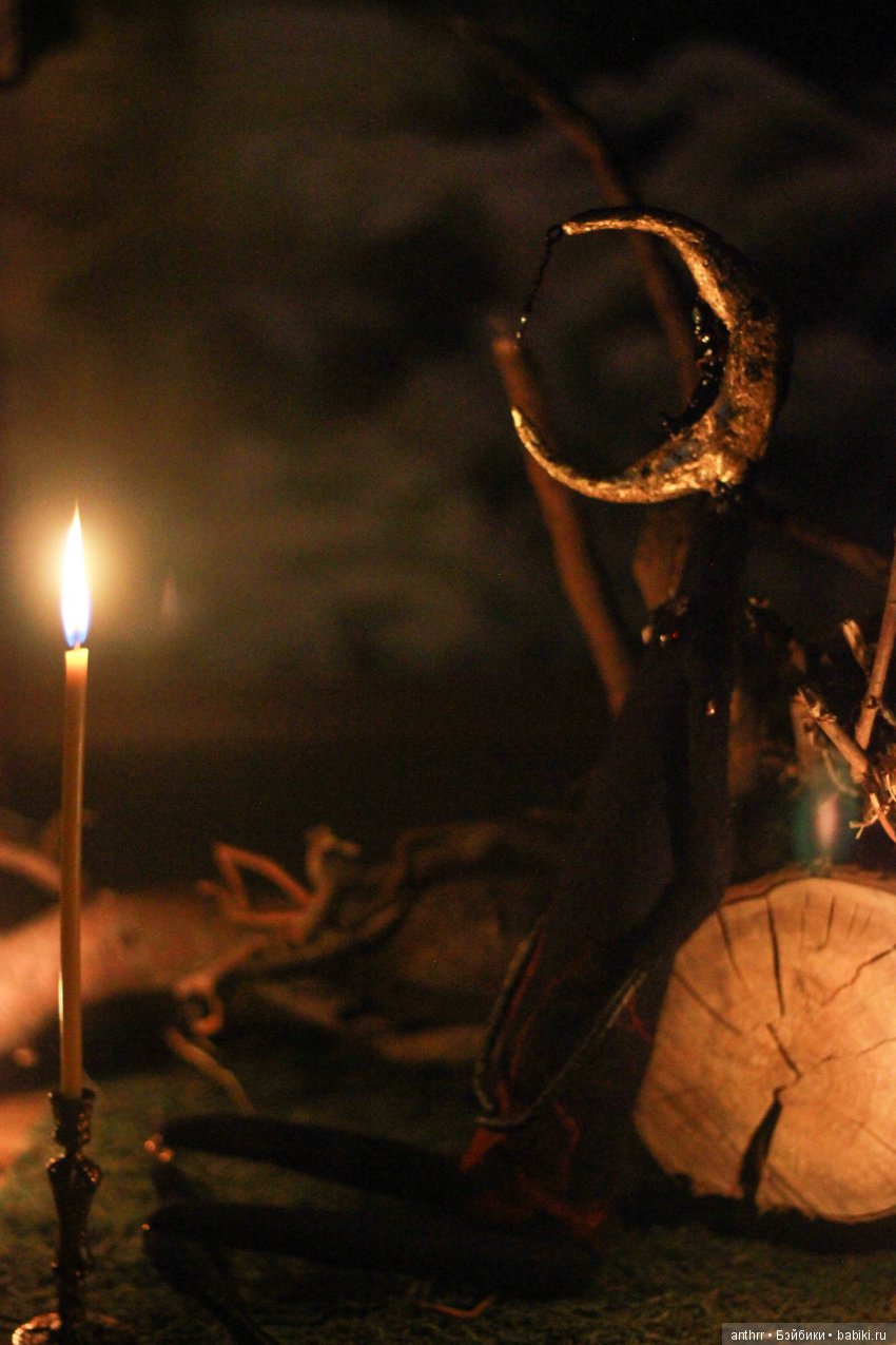 Месяц — Авторские куклы из шерсти (валяние): сухое (фото 4)