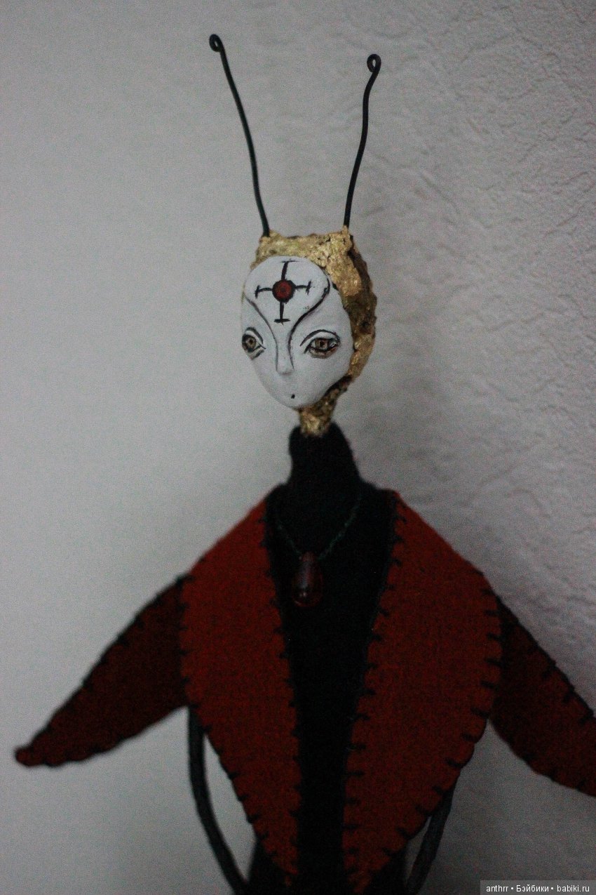 Shy - мотылек — Авторские куклы из шерсти (валяние): сухое (фото 5)