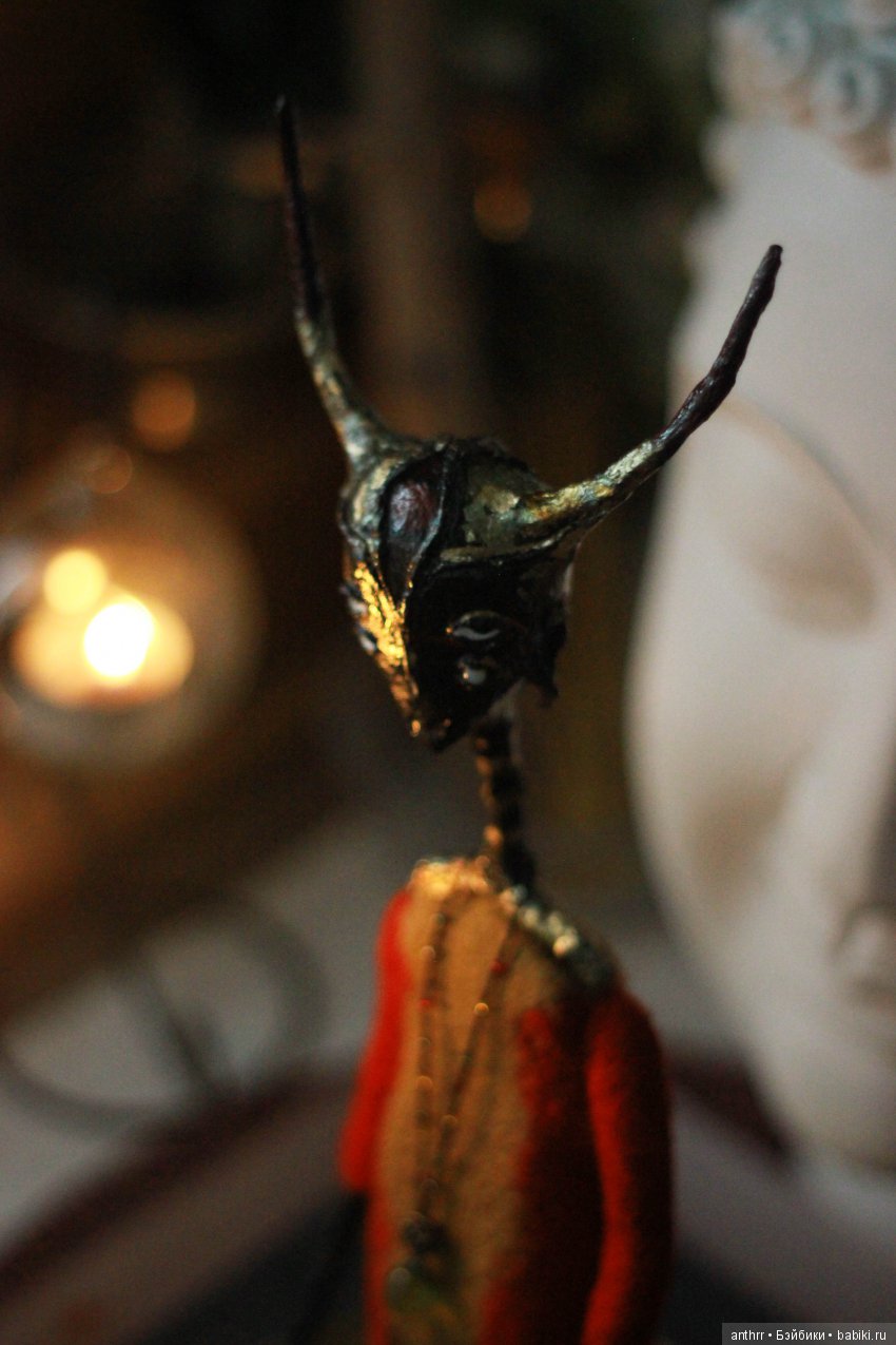 Вулкан — Авторские куклы из шерсти (валяние): сухое (фото 5)