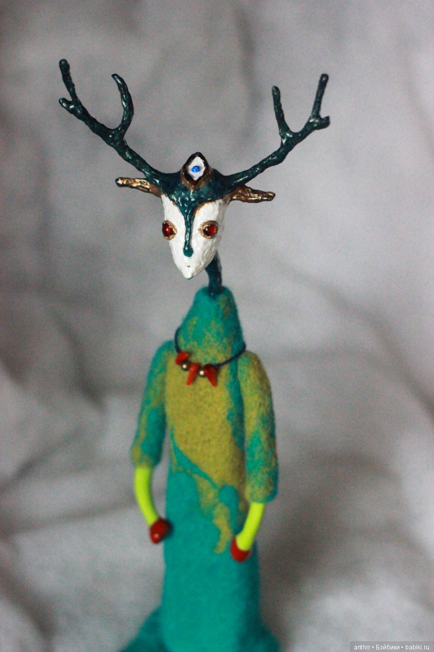 Va. Водный — Авторские куклы из шерсти (валяние): сухое (фото 3)