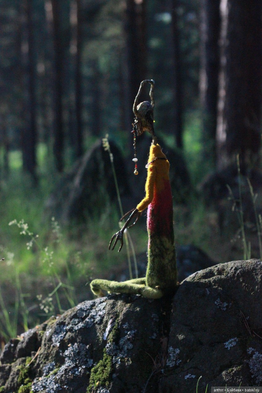 Чертополох — Авторские куклы из шерсти (валяние): сухое (фото 8)