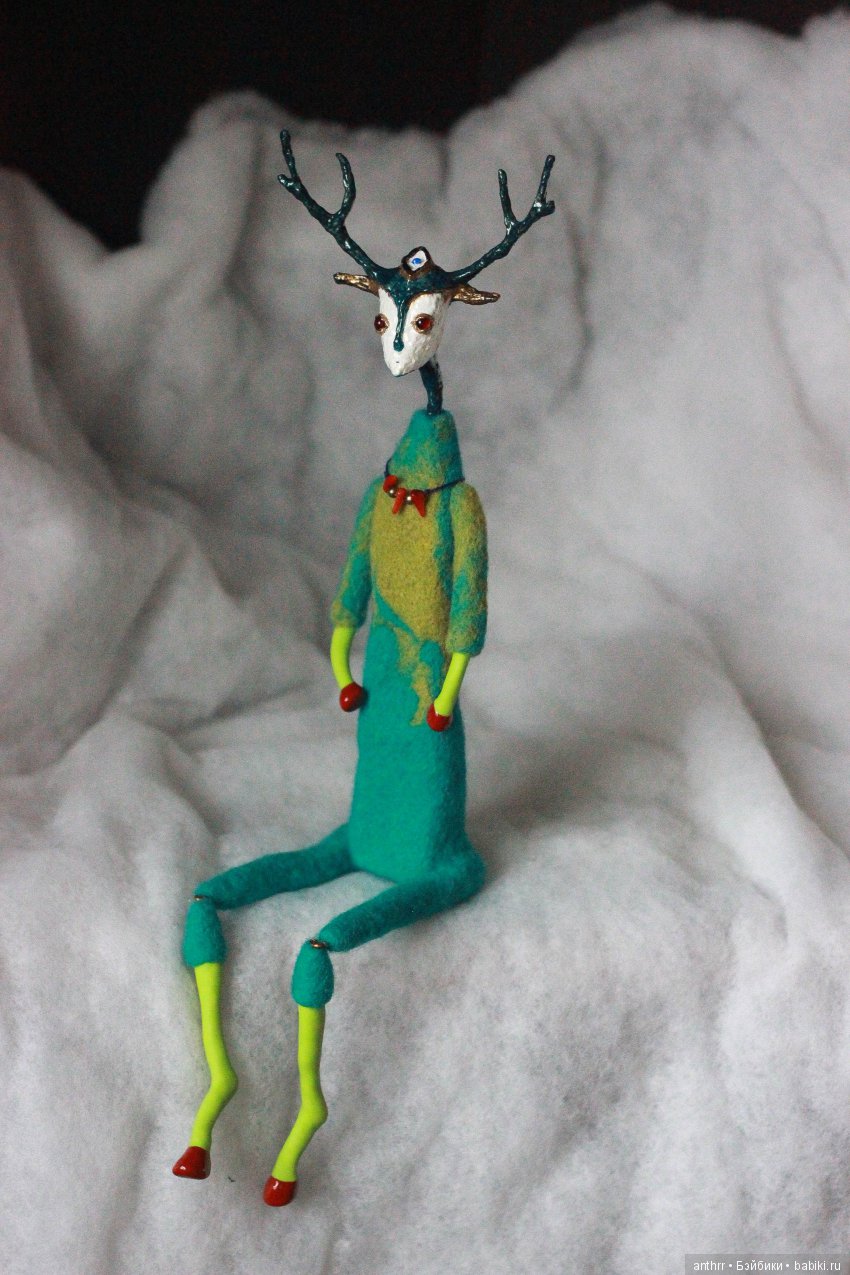 Va. Водный — Авторские куклы из шерсти (валяние): сухое