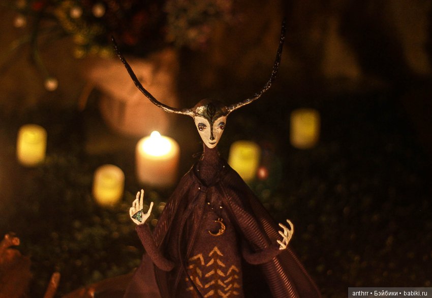 Сумеречный — Авторские куклы из шерсти (валяние): сухое (фото 4)