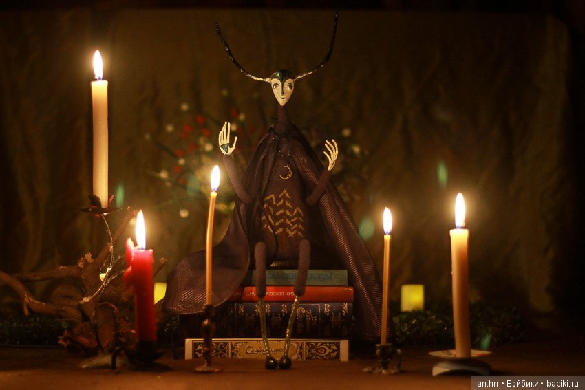 Сумеречный — Авторские куклы из шерсти (валяние): сухое (фото 6)