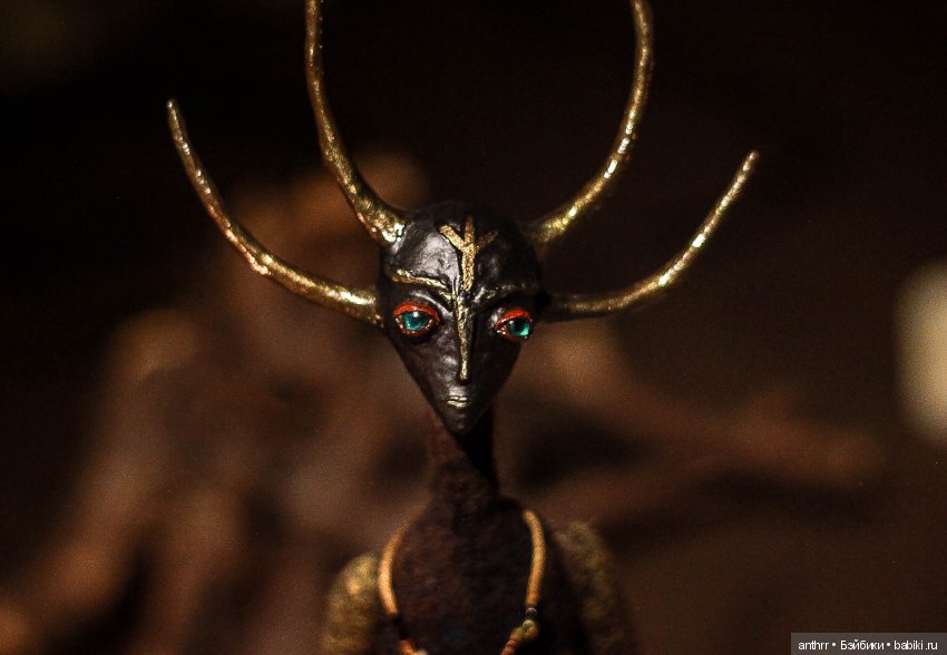 Лесной лекарь, Омут — Авторские куклы из шерсти (валяние): сухое