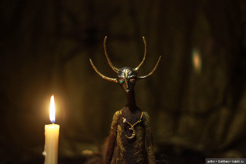 Лесной лекарь, Омут — Авторские куклы из шерсти (валяние): сухое (фото 9)