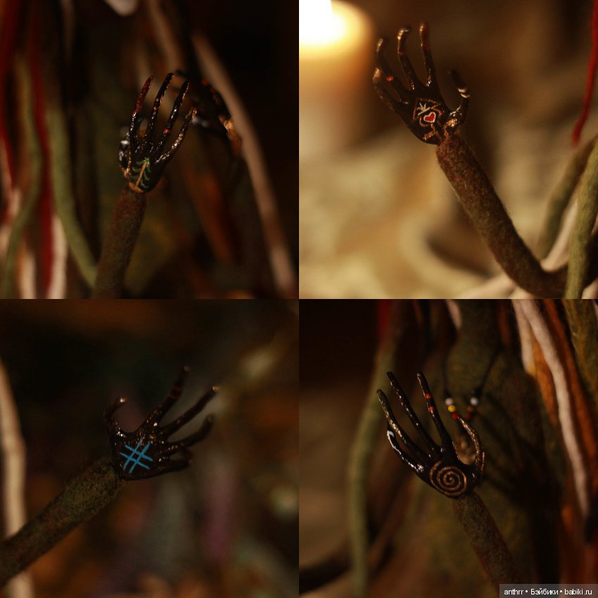 Лесной лекарь, Омут — Авторские куклы из шерсти (валяние): сухое (фото 7)