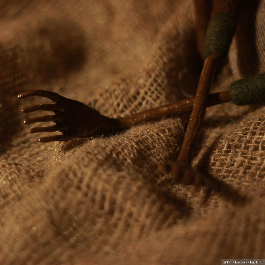 Лесной лекарь, Омут — Авторские куклы из шерсти (валяние): сухое (фото 8)