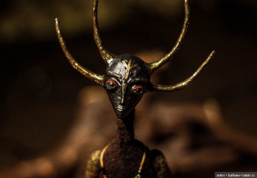 Лесной лекарь, Омут — Авторские куклы из шерсти (валяние): сухое