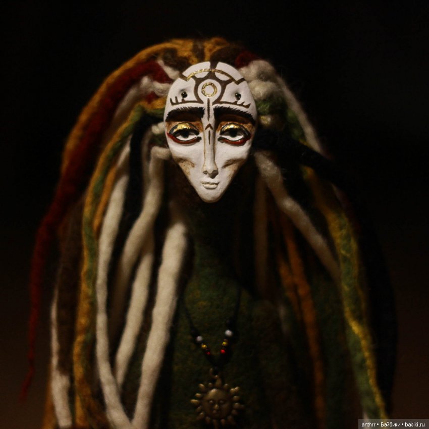 Лесной лекарь, Омут — Авторские куклы из шерсти (валяние): сухое (фото 3)