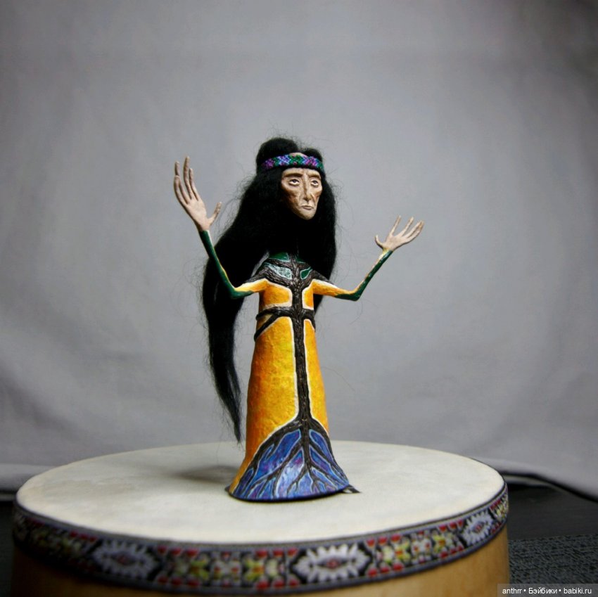 Подборка работ Куклы из шерсти и фигурки из папье-маше