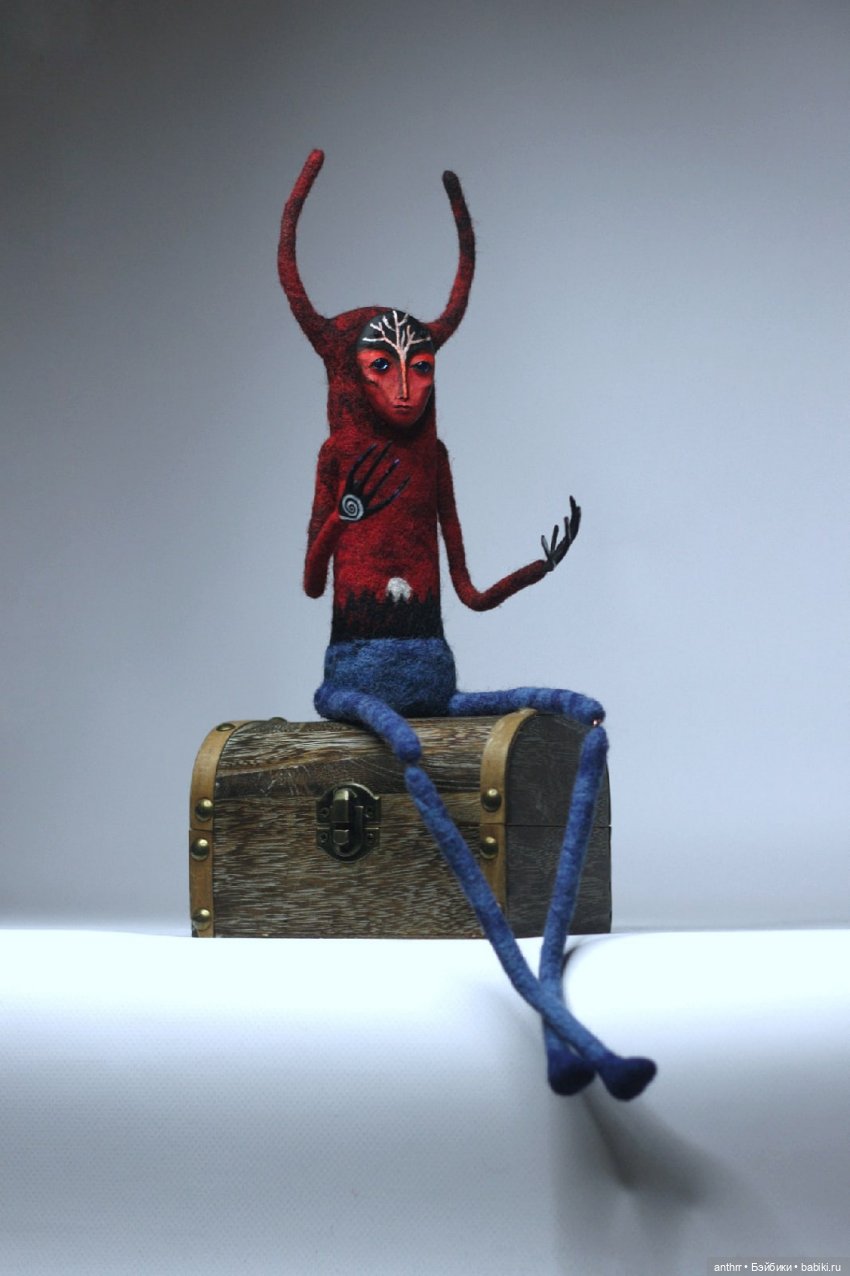 Подборка работ Куклы из шерсти и фигурки из папье-маше (фото 4)
