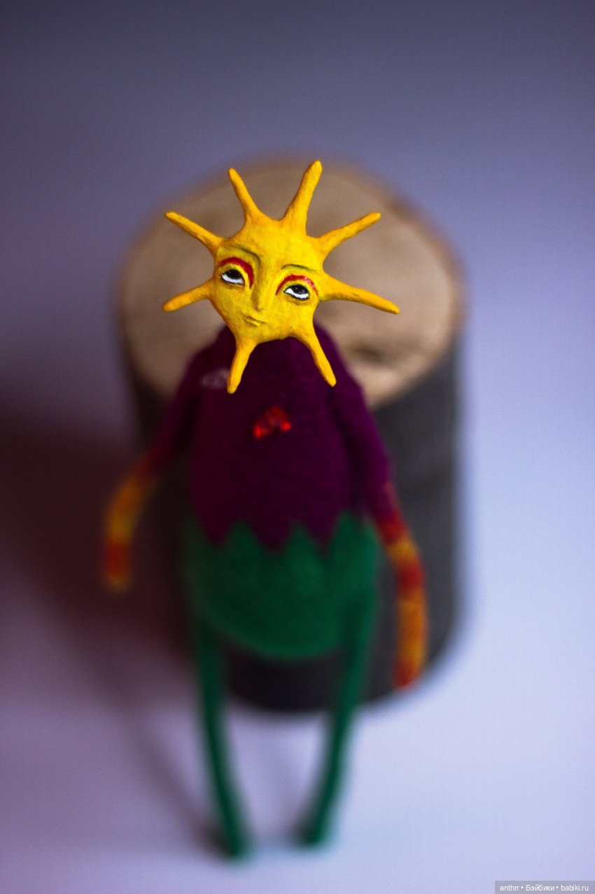 Подборка работ Куклы из шерсти и фигурки из папье-маше