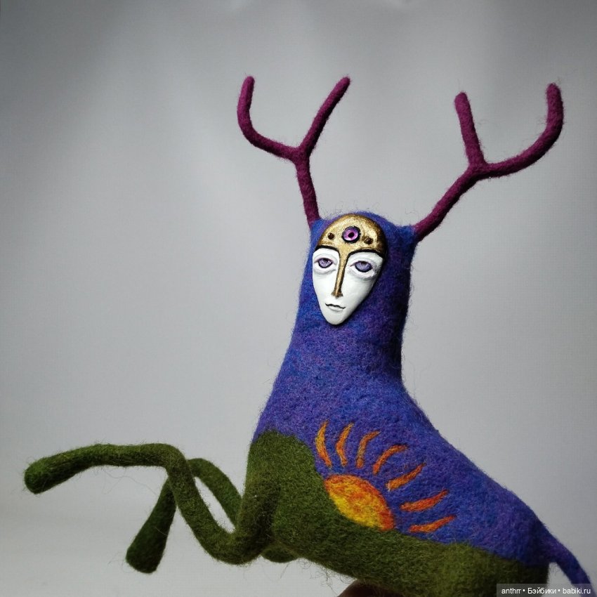 Подборка работ Куклы из шерсти и фигурки из папье-маше