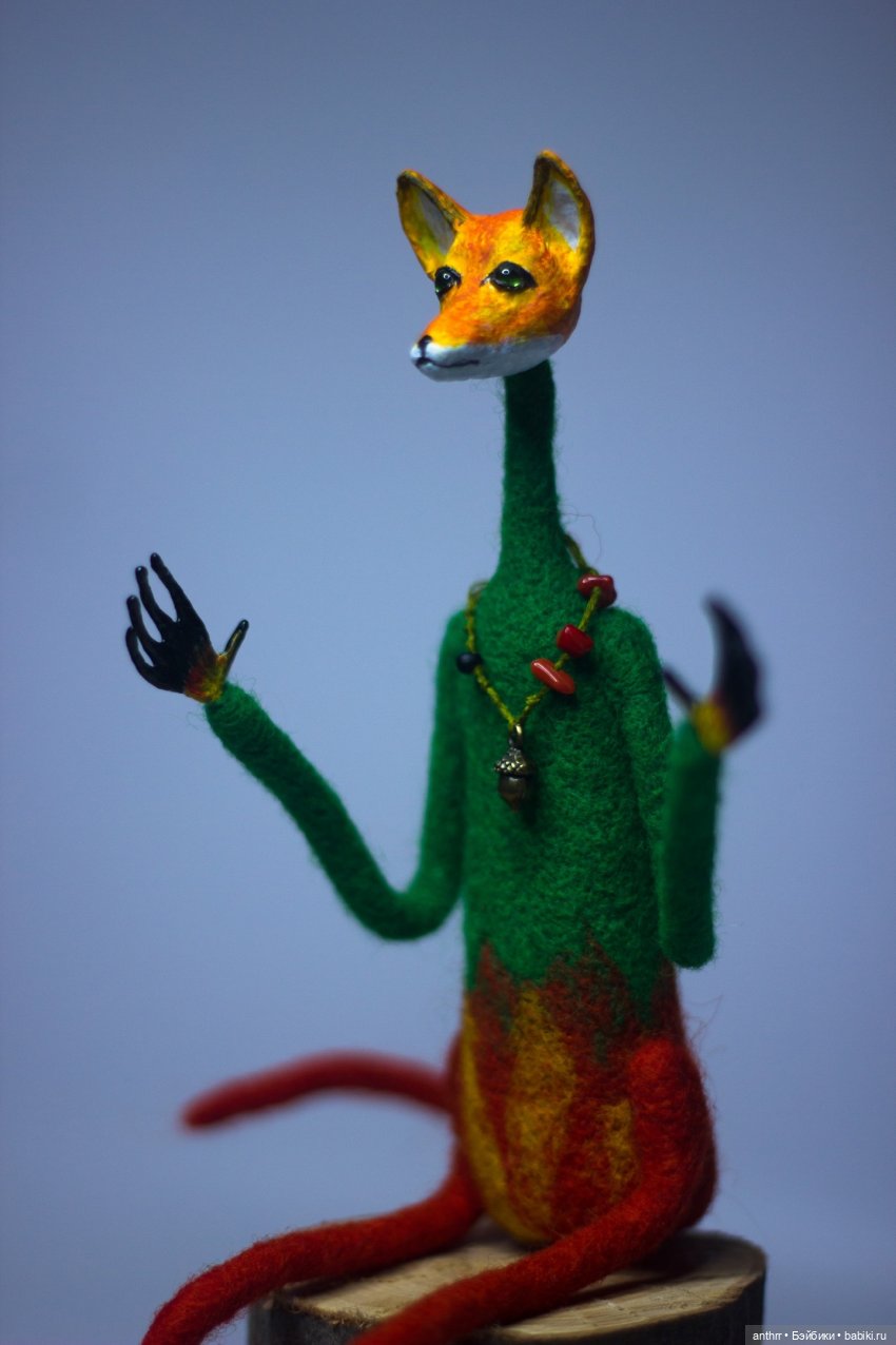 Подборка работ Куклы из шерсти и фигурки из папье-маше (фото 6)