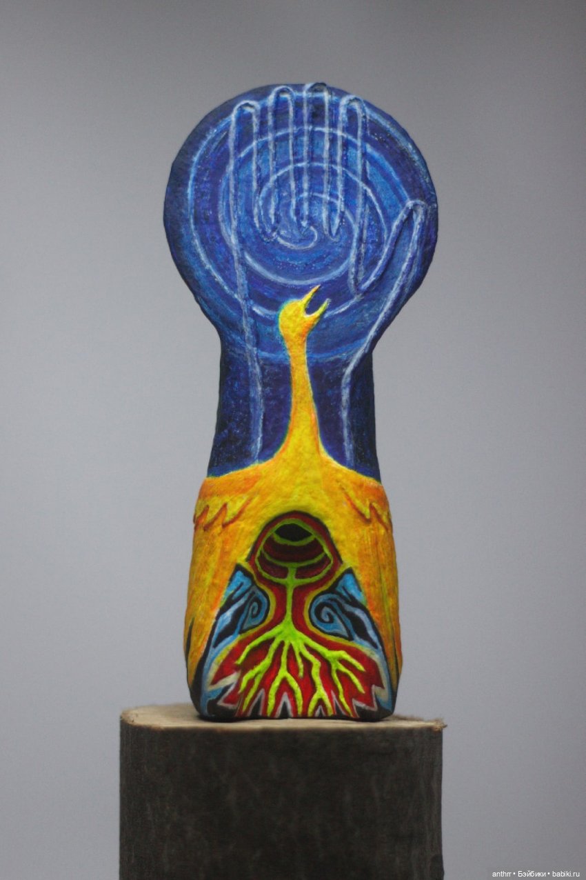 Подборка работ Куклы из шерсти и фигурки из папье-маше