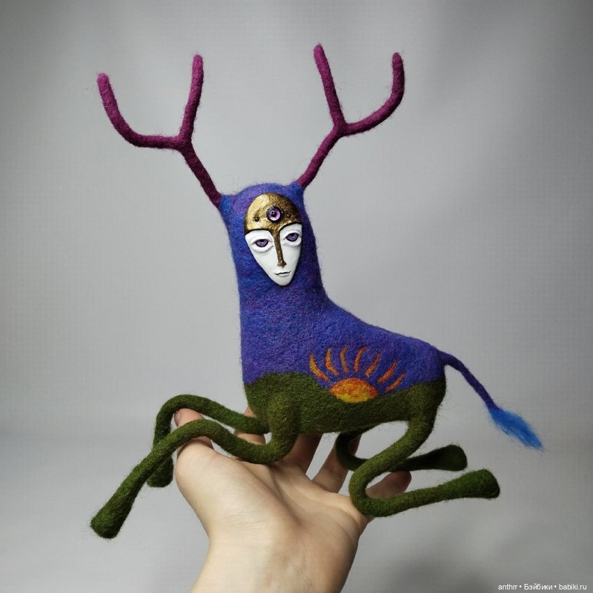 Подборка работ Куклы из шерсти и фигурки из папье-маше