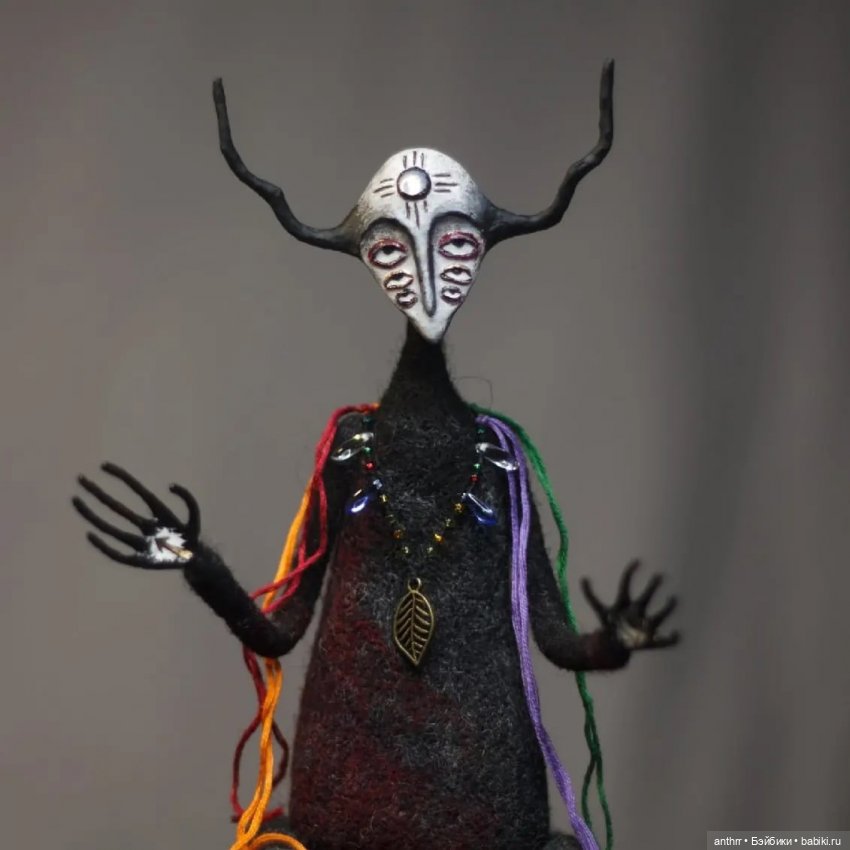 Подборка работ Куклы из шерсти и фигурки из папье-маше